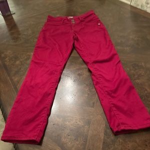 Red size 11 No Boundaries skinny jeans